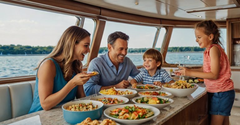 private catering and chef on Board